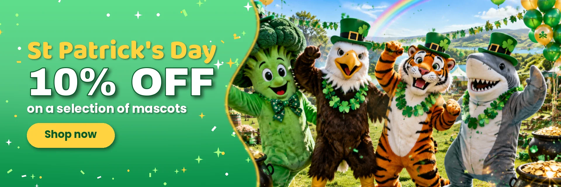St Patrick's Day – -10 % – RedBrokoly.com