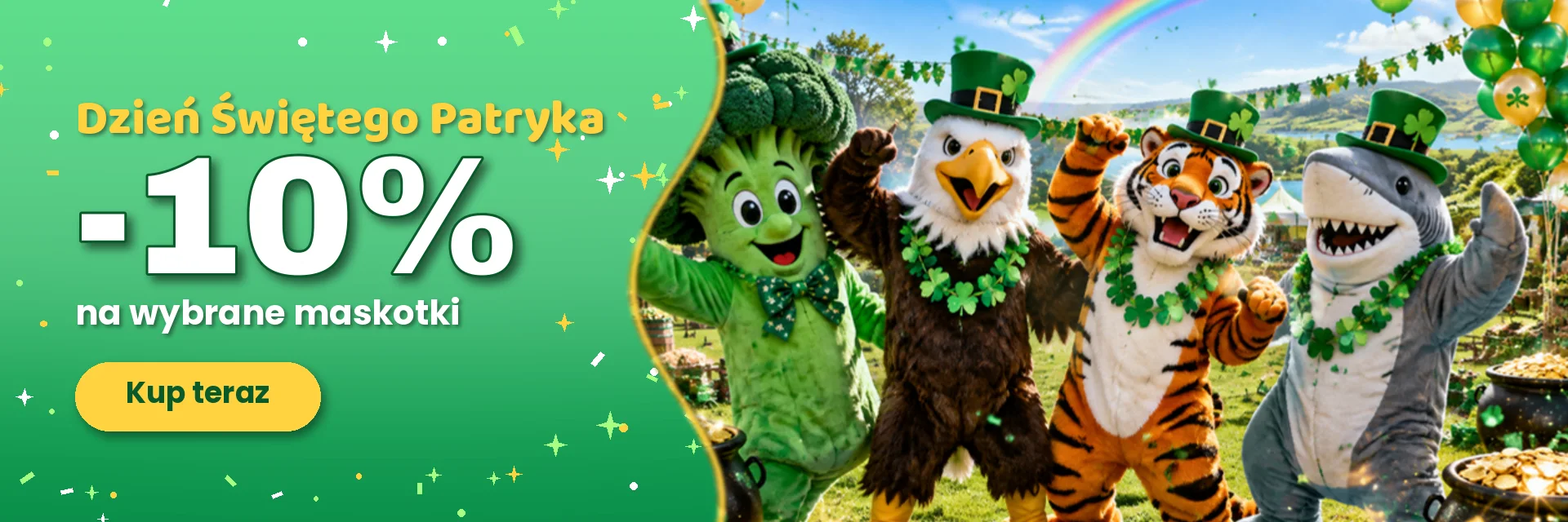 Dzień Świętego Patryka – -10 % – RedBrokoly.com