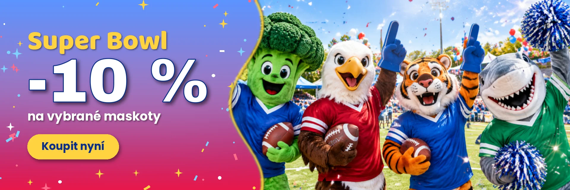 Super Bowl – -10 % – RedBrokoly.com
