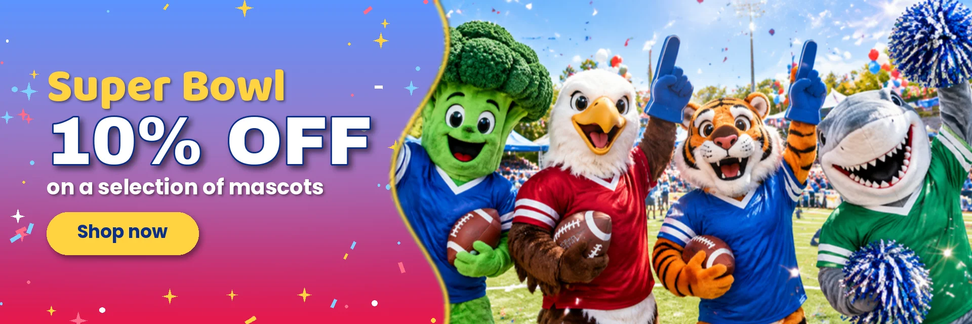 Super Bowl – -10 % – RedBrokoly.com