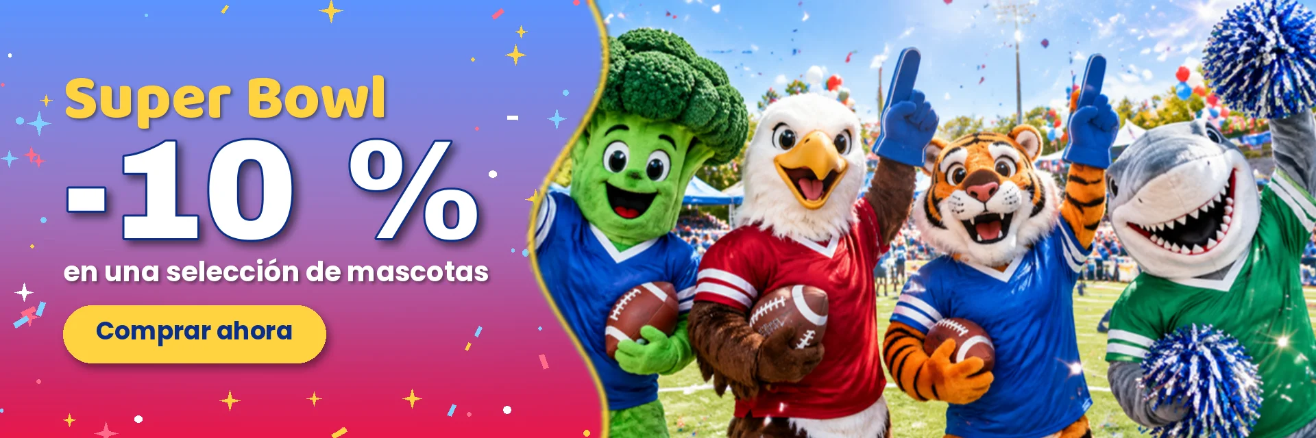 Super Bowl – -10 % – RedBrokoly.com