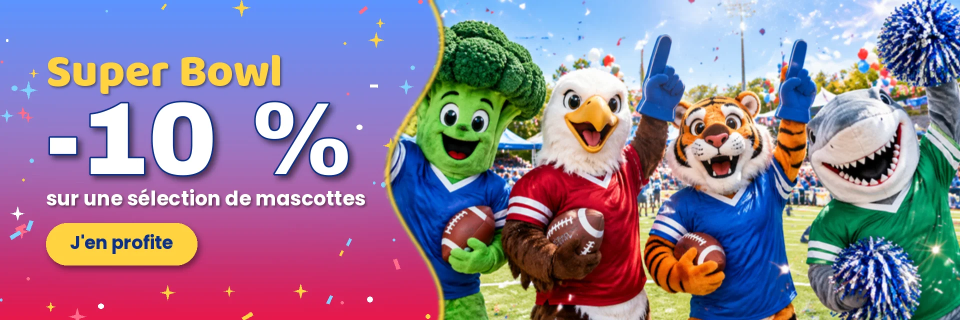 Super Bowl – -10 % – RedBrokoly.com