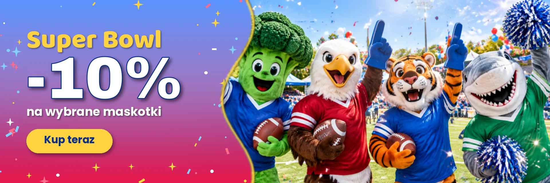 Super Bowl – -10 % – RedBrokoly.com
