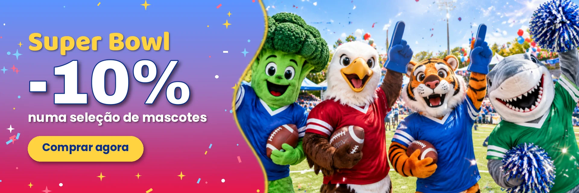 Super Bowl – -10 % – RedBrokoly.com
