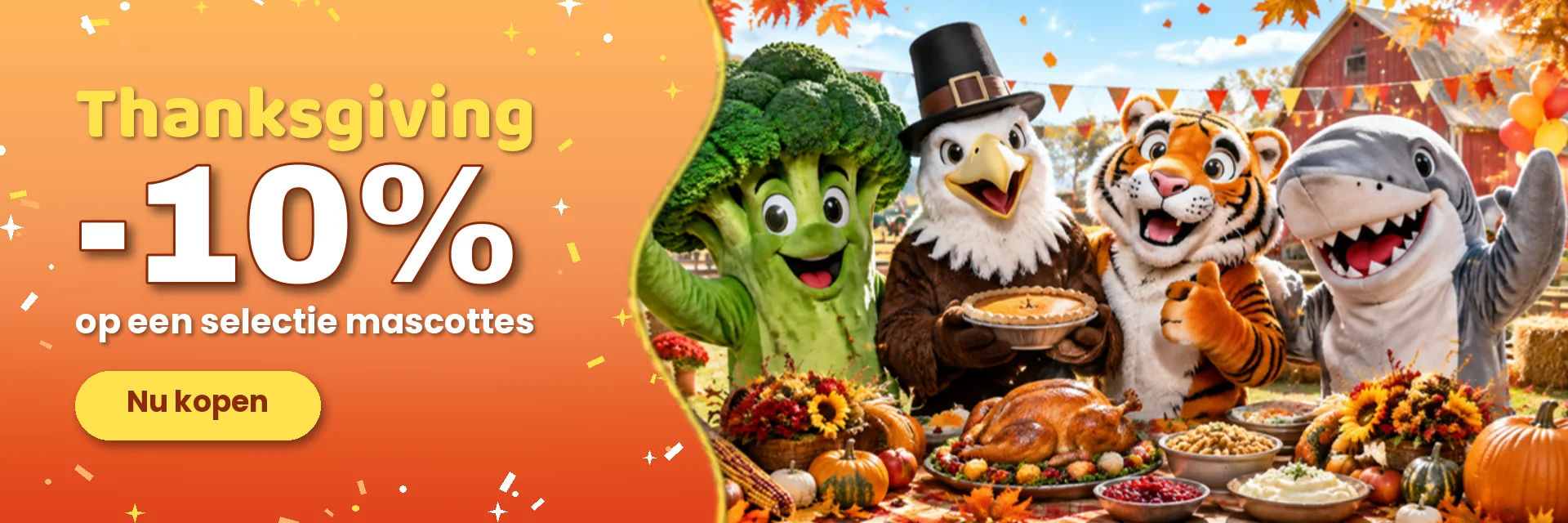 Thanksgiving – -10 % – RedBrokoly.com