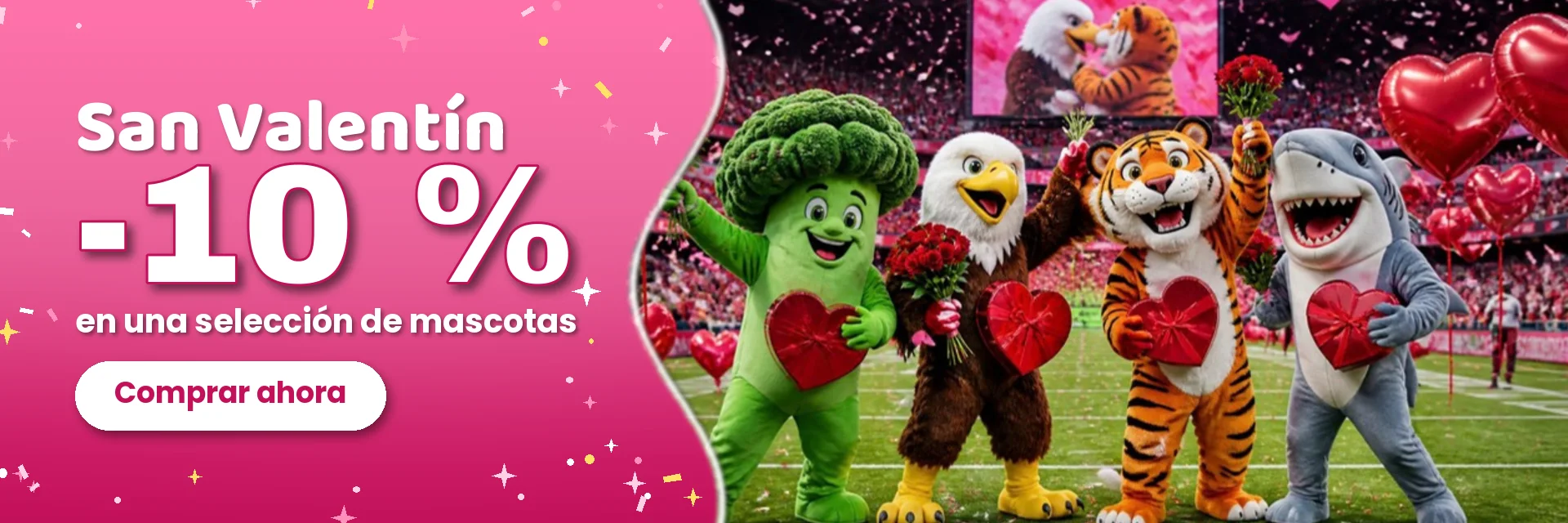 San Valentín – -10 % – RedBrokoly.com