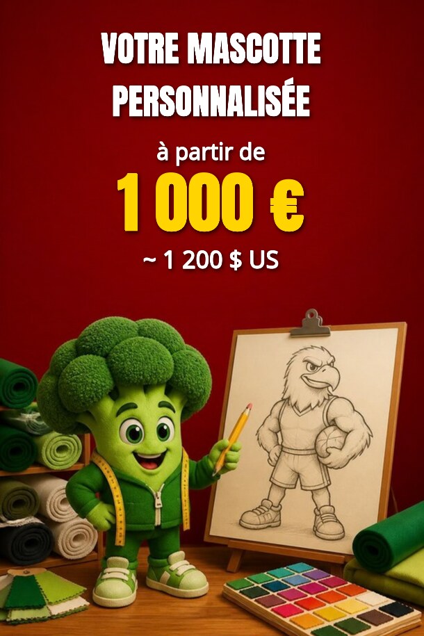 Votre mascotte personnalisée – Demander un devis