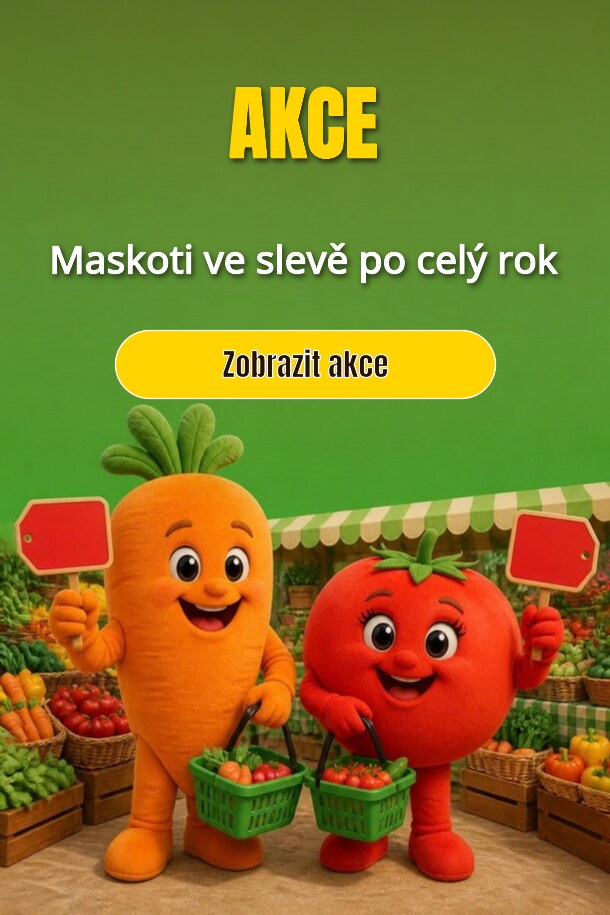Akce – Maskoti ve slevě po celý rok