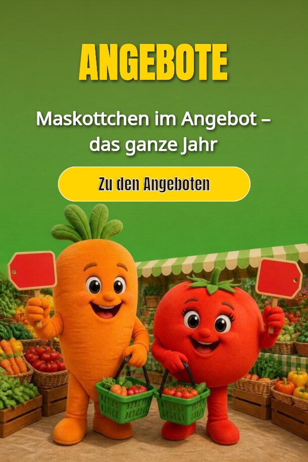 Angebote – Maskottchen im Angebot – das ganze Jahr