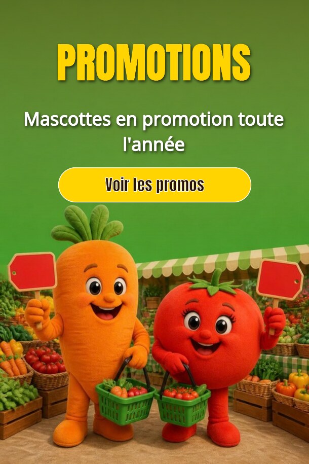 Promotions – Mascottes en promotion toute l'année
