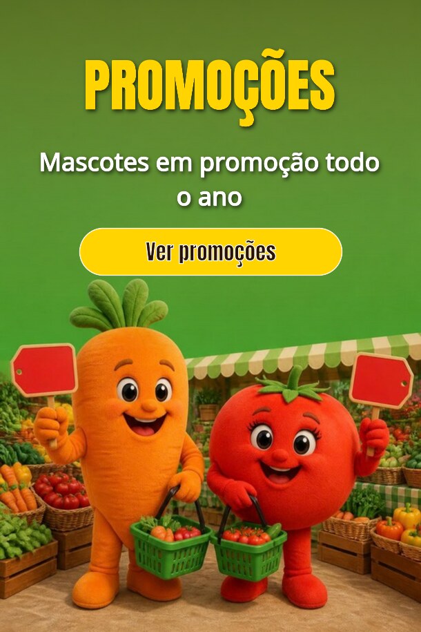 Promoções – Mascotes em promoção todo o ano
