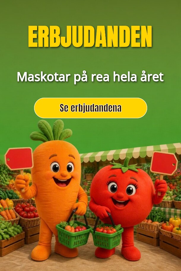 Erbjudanden – Maskotar på rea hela året