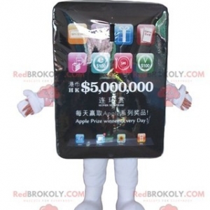 Mascot of the day: Giant black touch pad mascot. Discover @redbrokoly #mascots - Link : https://bit.ly/2Znokkz - REDBROKO_04384 #mascots #mascot #event #costume #redbrokoly #marketing #customized #black #costume #giant #touch #pad #custom - https://www.redbrokoly.com/en/unclassified-mascots/4384-giant-black-touch-pad-mascot.html