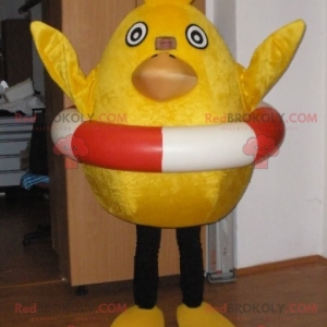 Mascot of the day: Mascot yellow chick with a lifeline. Discover @redbrokoly #mascots - Link : https://bit.ly/2Znokkz - REDBROKO_05426 #mascots #mascot #event #costume #redbrokoly #marketing #customized #with #yellow #costume #chick #lifeline #custom - https://www.redbrokoly.com/en/hens-mascot---roosters---chickens/5426-mascot-yellow-chick-with-a-lifeline.html