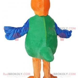 Mascot of the day: Green yellow and orange parrot mascot. Discover @redbrokoly #mascots - Link : https://bit.ly/2Znokkz - REDBROKO_04460 #mascots #mascot #event #costume #redbrokoly #marketing #customized #green #and #yellow #costume #orange #parrot #custom - https://www.redbrokoly.com/en/jungle-animals/4460-green-yellow-and-orange-parrot-mascot.html