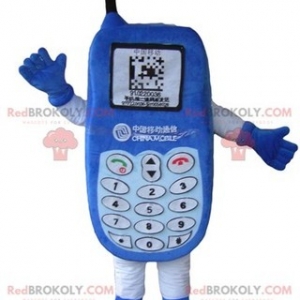 Mascot of the day: Blue cell phone mascot with a keyboard. Discover @redbrokoly #mascots - Link : https://bit.ly/2Znokkz - REDBROKO_04387 #mascots #mascot #event #costume #redbrokoly #marketing #customized #with #blue #costume #keyboard #cell #phone #custom - https://www.redbrokoly.com/en/mascots-of-objects/4387-blue-cell-phone-mascot-with-a-keyboard.html