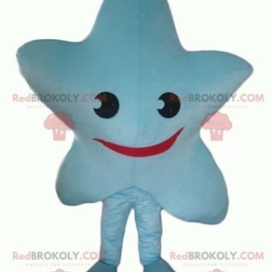 Mascot of the day: Giant and smiling blue star mascot. Discover @redbrokoly #mascots - Link : https://bit.ly/2Znokkz - REDBROKO_04308 #mascots #mascot #event #costume #redbrokoly #marketing #customized #and #blue #costume #giant #smiling #star #custom - https://www.redbrokoly.com/en/unclassified-mascots/4308-giant-and-smiling-blue-star-mascot.html