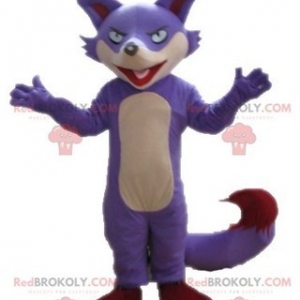 Mascot of the day: Beige and red purple fox mascot. Discover @redbrokoly #mascots - Link : https://bit.ly/2Znokkz - REDBROKO_04669 #mascots #mascot #event #costume #redbrokoly #marketing #customized #and #red #costume #purple #fox #beige #custom - https://www.redbrokoly.com/en/fox-mascots/4669-beige-and-red-purple-fox-mascot.html