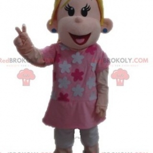 Mascot of the day: Mascot blonde girl dressed in pink. Discover @redbrokoly #mascots - Link : https://bit.ly/2Znokkz - REDBROKO_04649 #mascots #mascot #event #costume #redbrokoly #marketing #customized #dressed #pink #girl #costume #blonde #custom - https://www.redbrokoly.com/en/boys-and-girls-mascots/4649-mascot-blonde-girl-dressed-in-pink.html