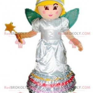 Mascot of the day: Blonde fairy mascot. Princess mascot with wings. Discover @redbrokoly #mascots - Link : https://bit.ly/2Znokkz - REDBROKO_04541 #mascots #mascot #event #costume #redbrokoly #marketing #customized #with #blonde #princess #wings #fairy #custom - https://www.redbrokoly.com/en/fairy-mascots/4541-blonde-fairy-mascot-princess-mascot-with-wings.html