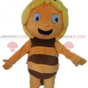 Mascot of the day: Maya the bee mascot cartoon character. Discover @redbrokoly #mascots - Link : https://bit.ly/2Znokkz - REDBROKO_04590 #mascots #mascot #event #costume #redbrokoly #marketing #customized #character #the #costume #bee #maya #cartoon #custom - https://www.redbrokoly.com/en/mascots-famous-people/4590-maya-the-bee-mascot-cartoon-character.html
