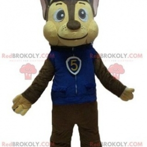 Mascot of the day: Brown dog mascot in police uniform. Discover @redbrokoly #mascots - Link : https://bit.ly/2Znokkz - REDBROKO_04517 #mascots #mascot #event #costume #redbrokoly #marketing #customized #dog #brown #police #uniform #costume #custom - https://www.redbrokoly.com/en/dog-mascots/4517-brown-dog-mascot-in-police-uniform.html