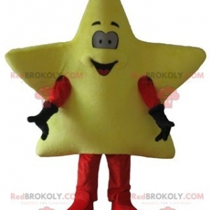 Mascot of the day: Cute and smiling giant yellow star mascot. Discover @redbrokoly #mascots - Link : https://bit.ly/2Znokkz - REDBROKO_04385 #mascots #mascot #event #costume #redbrokoly #marketing #customized #and #cute #yellow #costume #giant #smiling #star #custom - https://www.redbrokoly.com/en/unclassified-mascots/4385-cute-and-smiling-giant-yellow-star-mascot.html