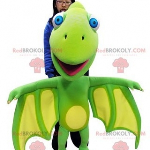 Mascot of the day: Green and yellow dragon mascot with large wings. Discover @redbrokoly #mascots - Link : https://bit.ly/2Znokkz - REDBROKO_04747 #mascots #mascot #event #costume #redbrokoly #marketing #customized #green #and #with #yellow #large #dragon #wings #cu - https://www.redbrokoly.com/en/dragon-mascot/4747-green-and-yellow-dragon-mascot-with-large-wings.html