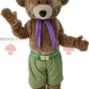 Mascot of the day: Soft and cute brown teddy bear mascot. Discover @redbrokoly #mascots - Link : https://bit.ly/2Znokkz - REDBROKO_04666 #bear #mascots #mascot #event #costume #redbrokoly #marketing #customized #and #cute #brown #costume #teddy #soft #custom - https://www.redbrokoly.com/en/bear-mascot/4666-soft-and-cute-brown-teddy-bear-mascot.html