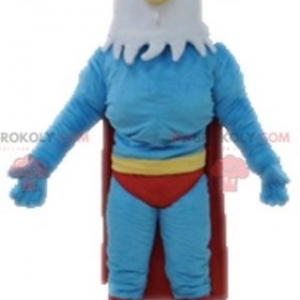 Mascot of the day: Eagle mascot dressed as a superhero. Discover @redbrokoly #mascots - Link : https://bit.ly/2Znokkz - REDBROKO_04667 #mascots #mascot #event #costume #redbrokoly #marketing #customized #dressed #eagle #costume #superhero #custom - https://www.redbrokoly.com/en/bird-mascot/4667-eagle-mascot-dressed-as-a-superhero.html