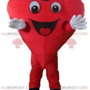 Mascot of the day: Giant and smiling red heart mascot. Discover @redbrokoly #mascots - Link : https://bit.ly/2Znokkz - REDBROKO_04406 #mascots #mascot #event #costume #redbrokoly #marketing #customized #and #red #costume #giant #smiling #heart #custom - https://www.redbrokoly.com/en/unclassified-mascots/4406-giant-and-smiling-red-heart-mascot.html