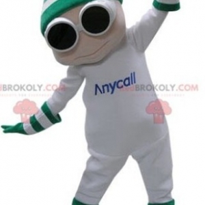Mascot of the day: White snowman mascot with glasses and a cap. Discover @redbrokoly #mascots - Link : https://bit.ly/2Znokkz - REDBROKO_04839 #white #mascots #mascot #event #costume #redbrokoly #marketing #customized #and #with #costume #snowman #cap #glasses #cust - https://www.redbrokoly.com/en/men's-mascots/4839-white-snowman-mascot-with-glasses-and-a-cap.html